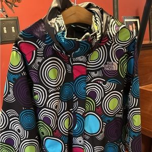 The North Face Hyvent nylon hooded rain jacket girls 10/12